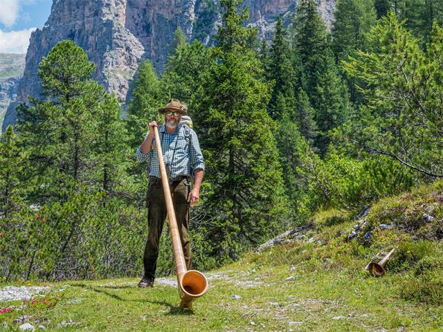 Foto für Echo der Dolomiten: Wanderung im Naturpark Puez-Odle mit Alpenklängen